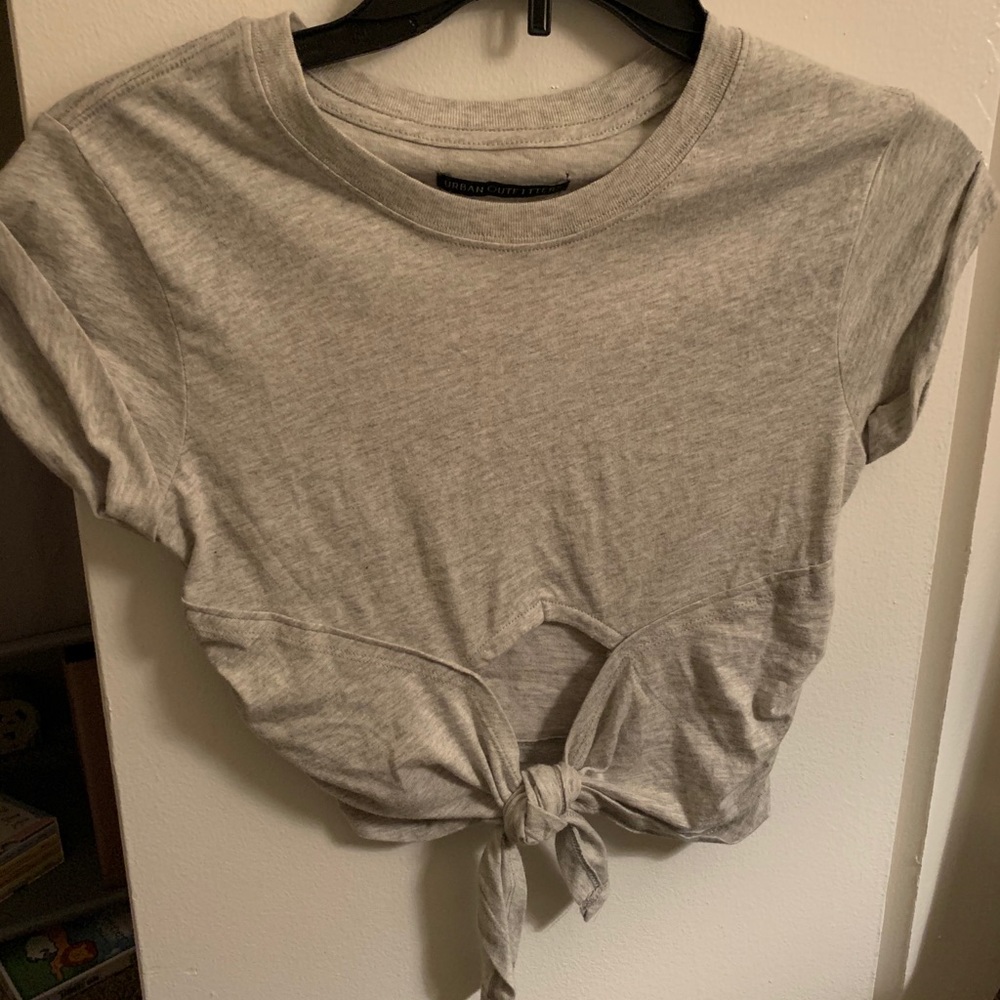 Grey Urban Outfitters Crop Top